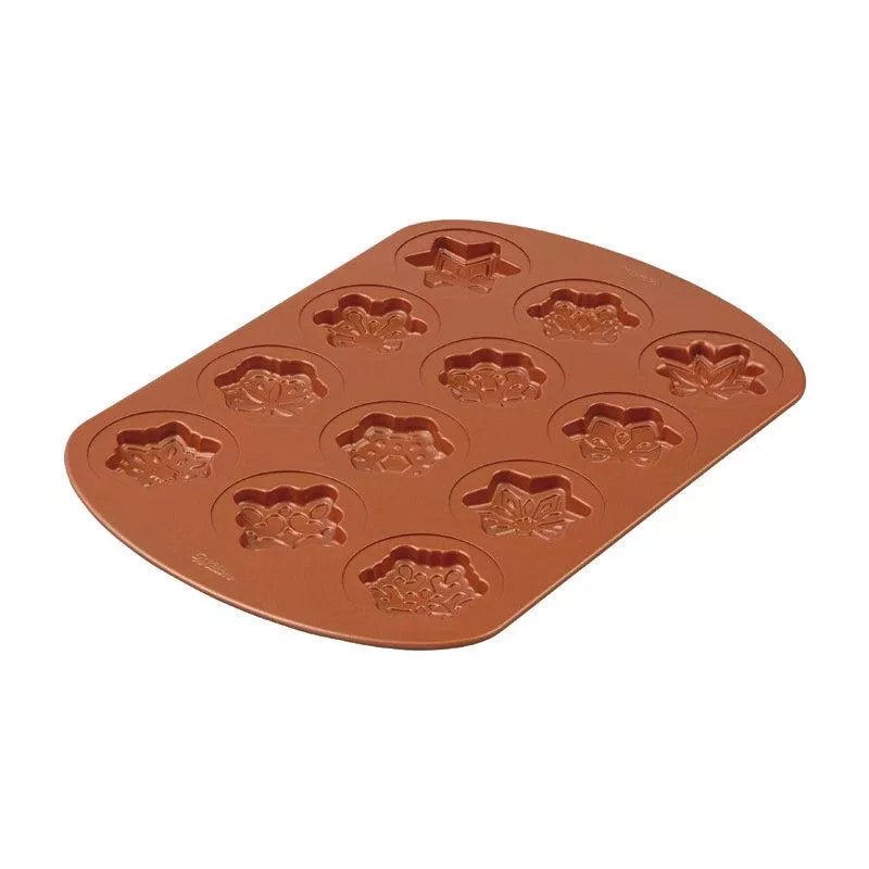 12-cavity snokwflake cookie silicone tray 2105-2502 (#65269)