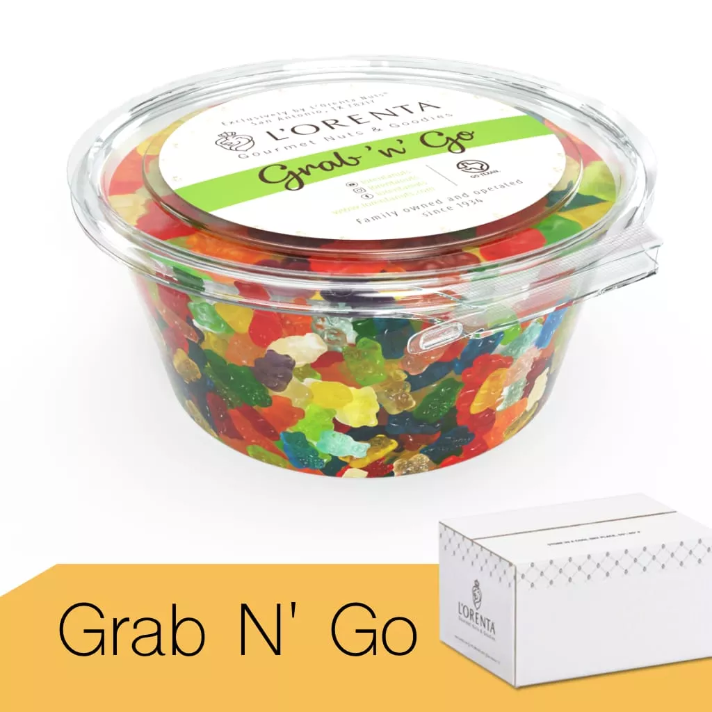 12 Flavor Gummy BearsGrab And Go