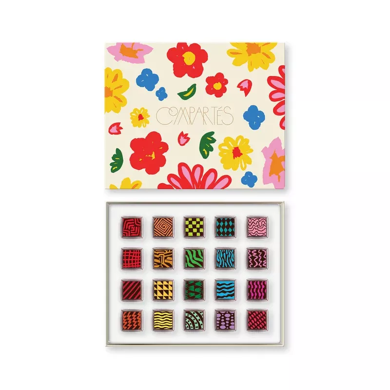 20 piece floral signature truffles gift box