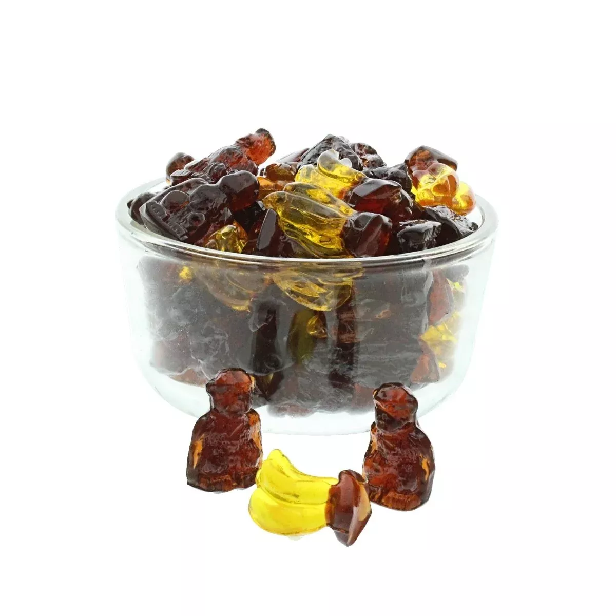 3D Gummy Monkey & Bananas Bulk