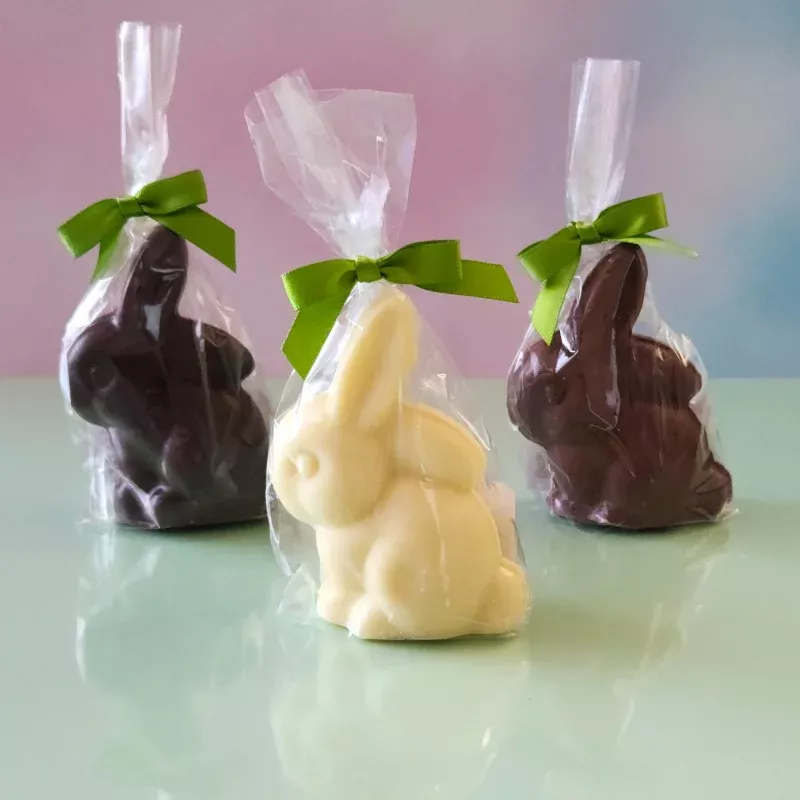 3D Solid Chocolate Baby Bunny