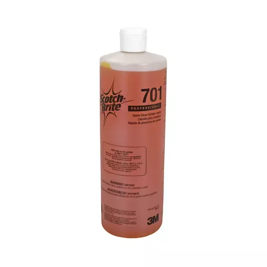 3m Food Services Trade Dept. Scotch Brite Quick Clean Griddle Liquid Bottle, 1 Count, 4 Per Case