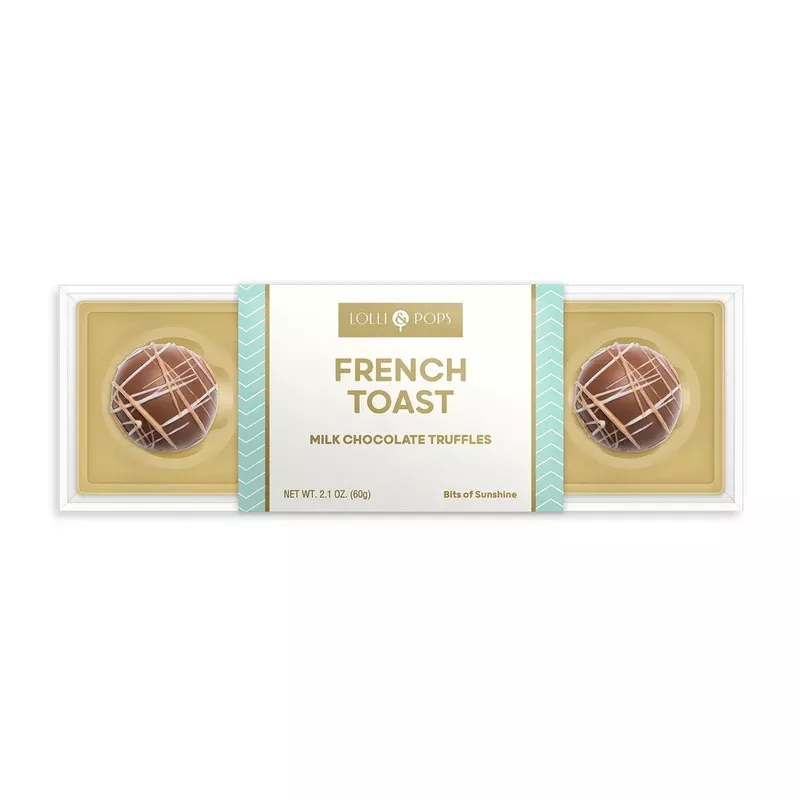 4 pc french toast milk chocolate truffles