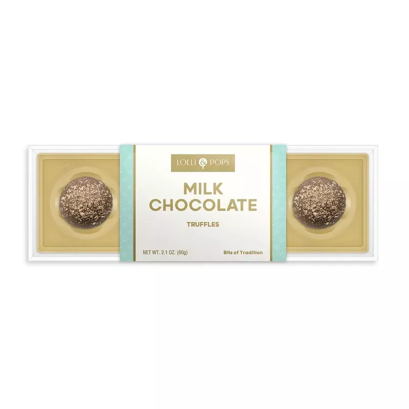 4 pc milk chocolate truffles