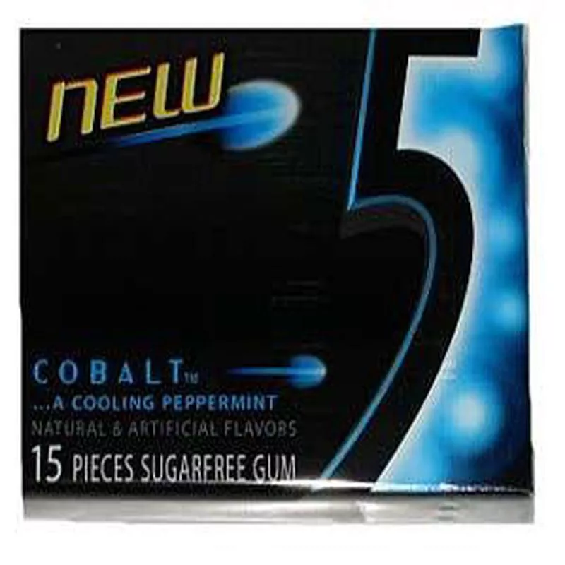5 Cobalt Peppermint Gum