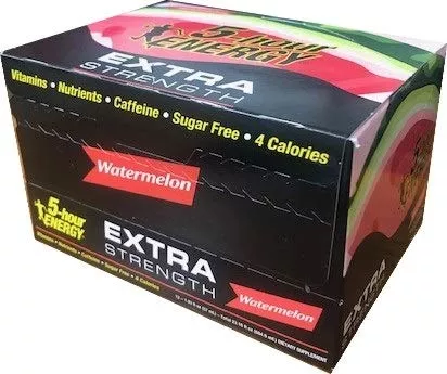 5 Hour Energy Extra Watermelon 1.93 oz (Pack of 12)