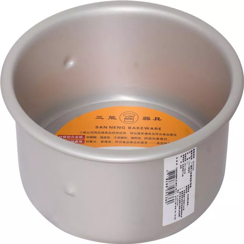 7″ anodized deep round cake pan loose base sn5036 (#55210)