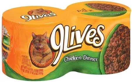 9Lives Fd Chicken 5.5z 4pk 1 Per Pack