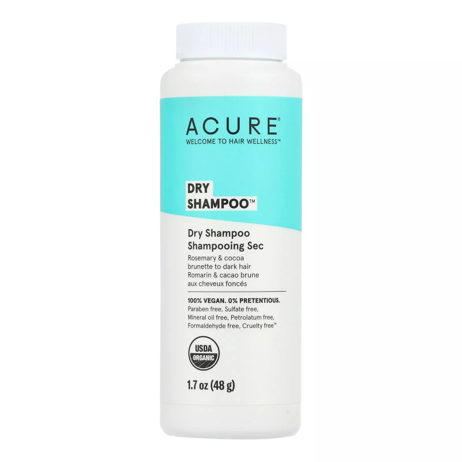Acure - Shampoo - Organic - Dry - Brnt - Dark - 1.7 Ounce