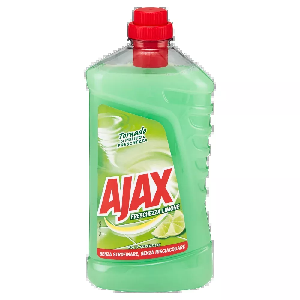 Ajax Freschezza Limone, Lemon Scent, Optimal 7, 1L