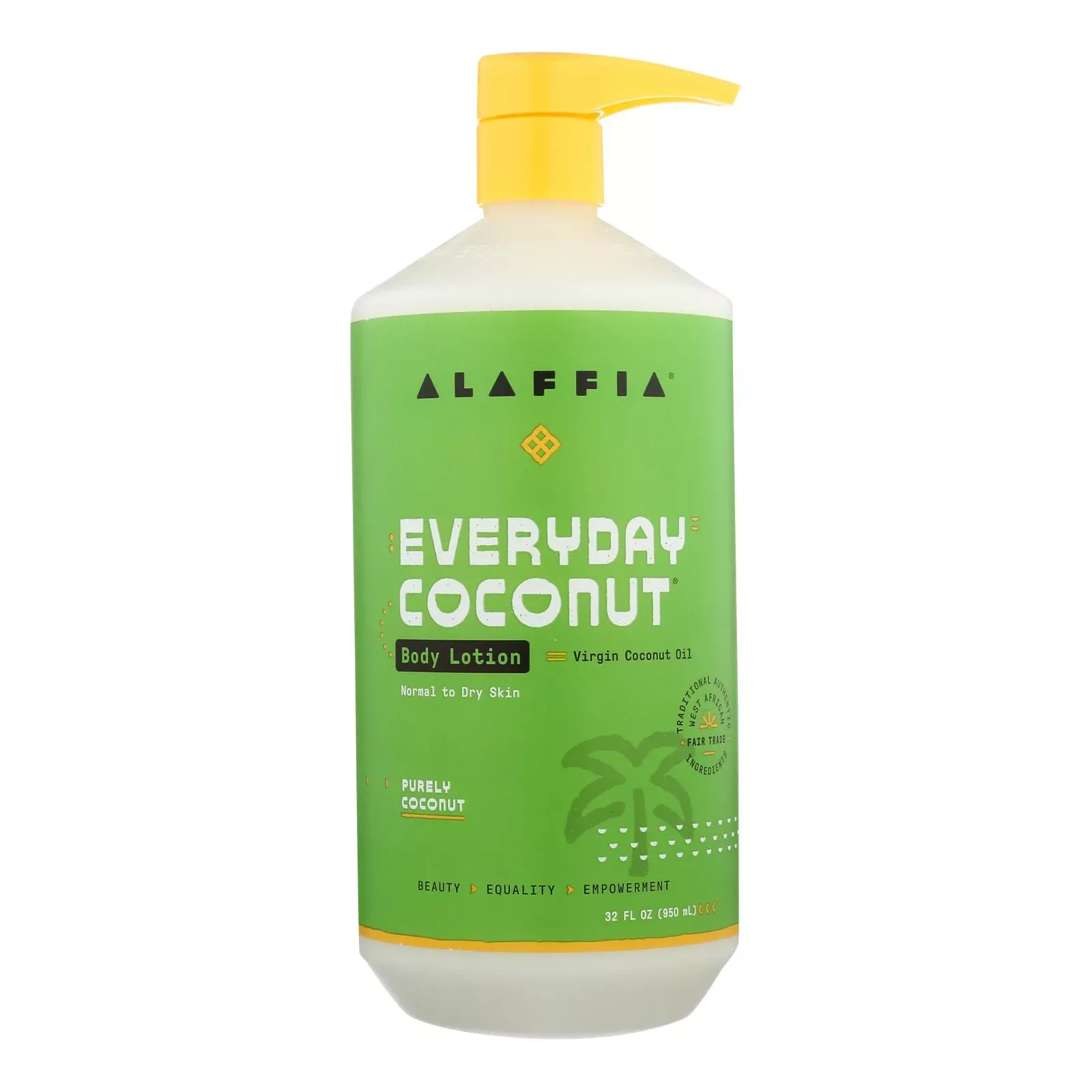 Alaffia - Everyday Lotion - Hydrating Coconut - 32 fl Ounce.