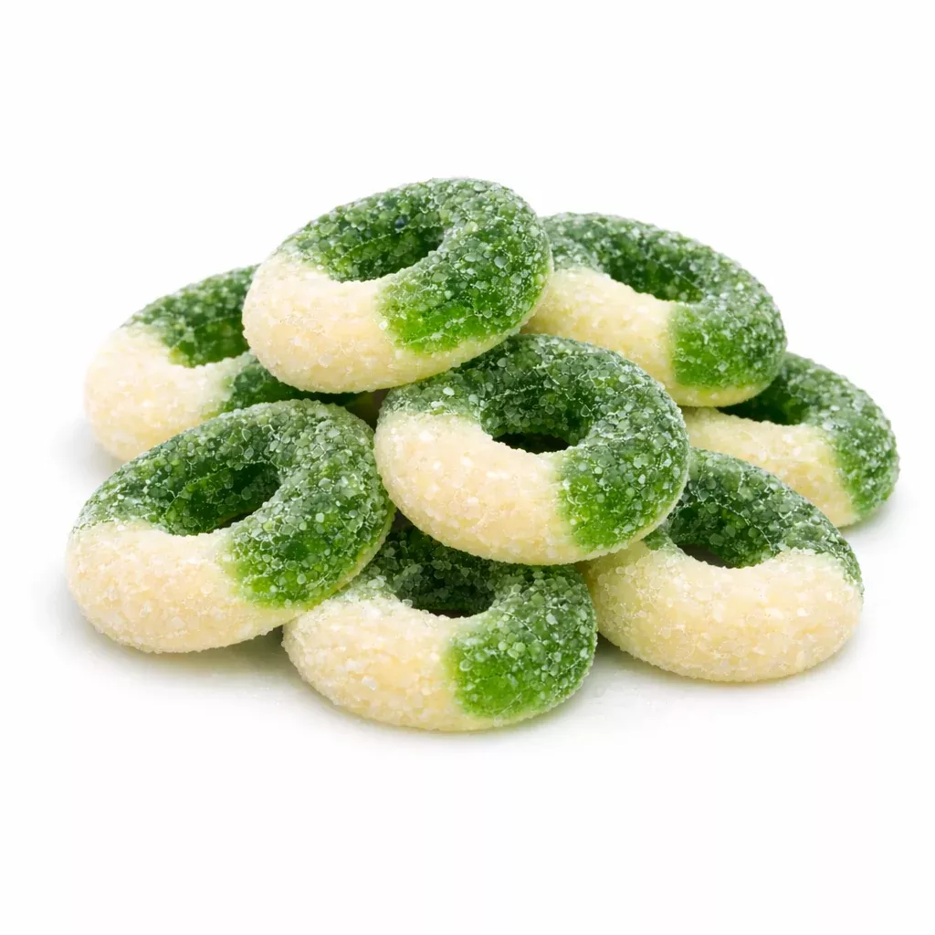 Albanese Gummi – Apple Rings – Bulk Value Bag – 4.5 lb