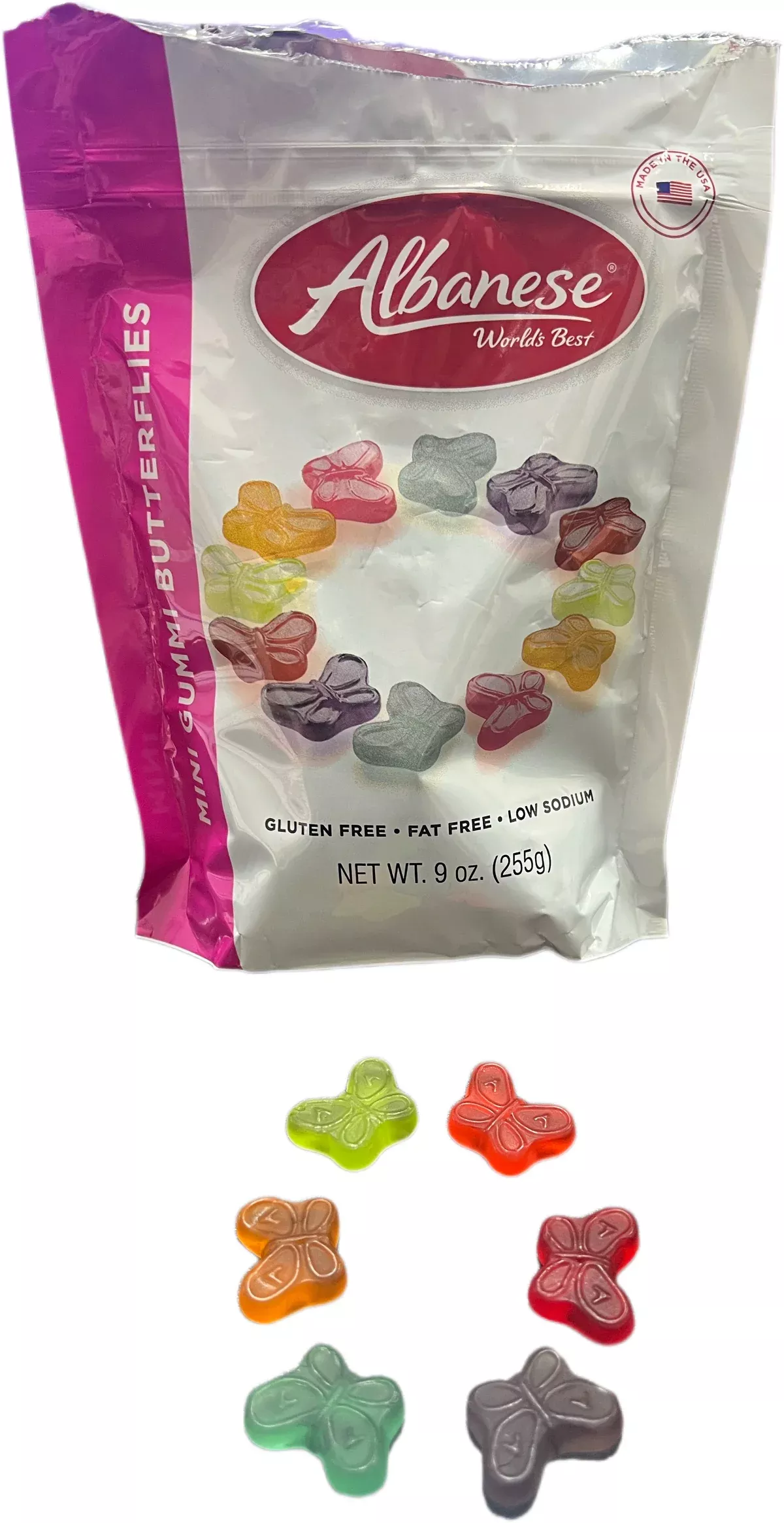 Albanese Gummi Butterflies Mini 9oz Assorted