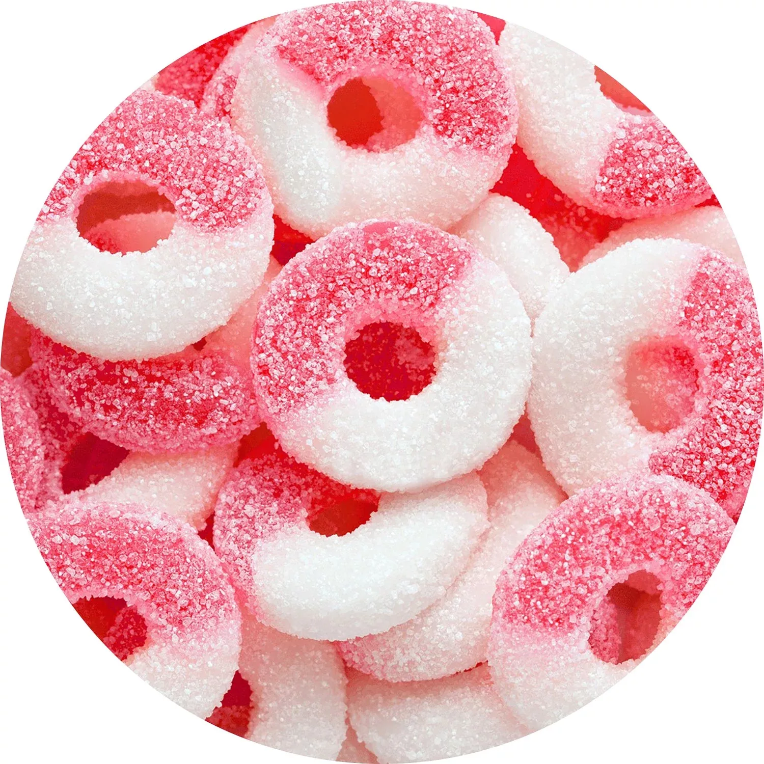 Albanese Gummy Rings Watermelon | 4.5lb, Bag