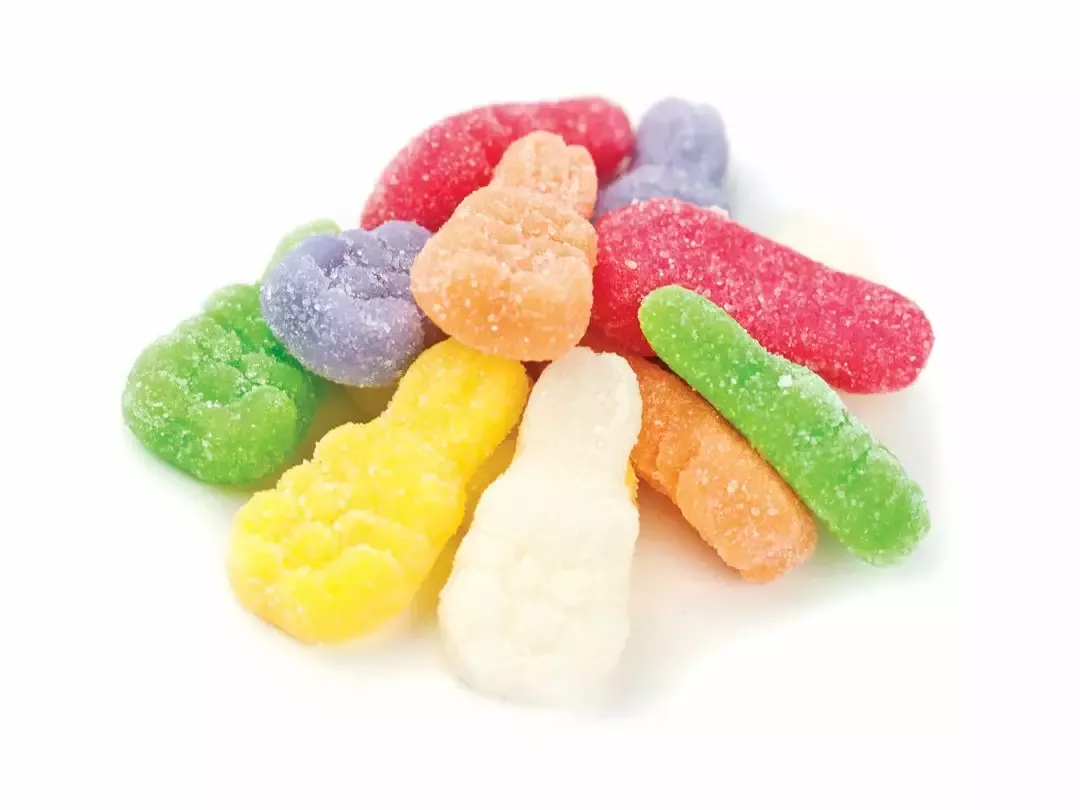 Albanese Sugar Sanded Sweet Gummi Bunnies Bulk Gummy Candy 2 Pounds Easter Candy