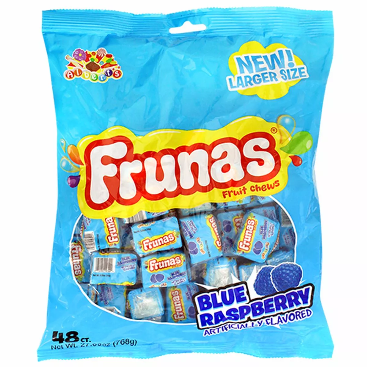 Albert's Frunas Blue Raspberry 48 count Bag