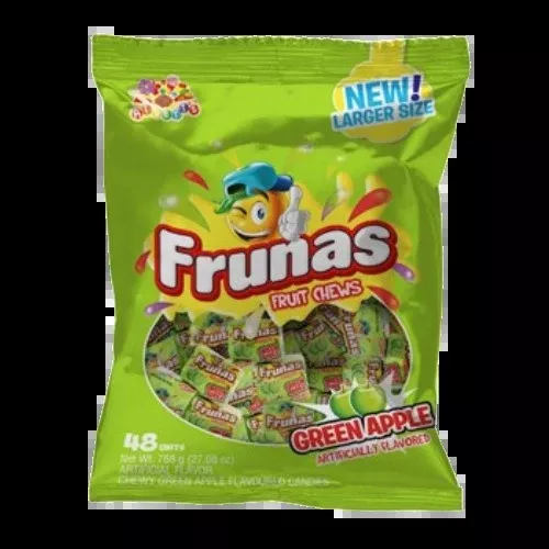 Albert's Frunas Green Apple 48 count 27.08 oz. Bag