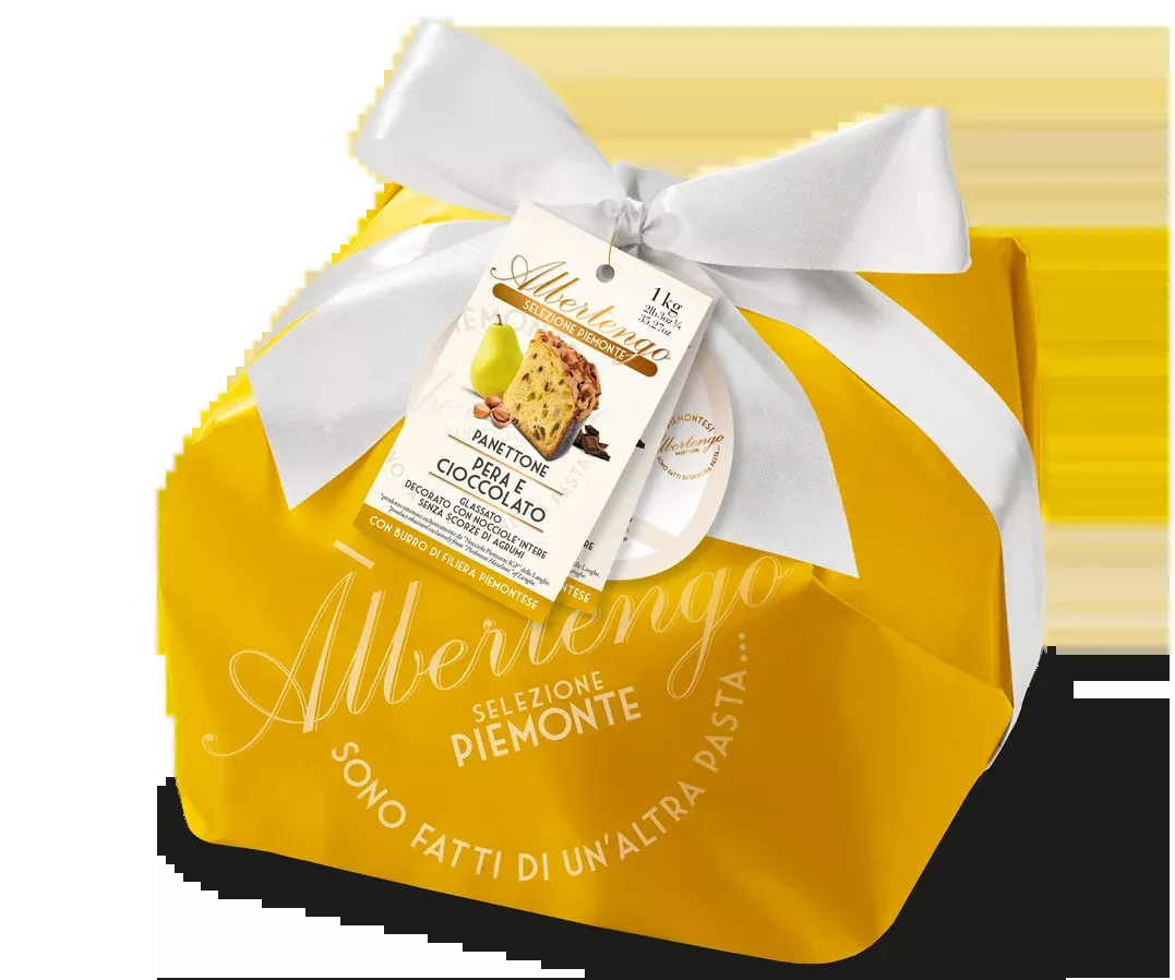Albertengo Panettone PERA AND CHOCOLATE, 35.2 oz | 1000g