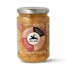 Alce Nero - Cooked Organic Borlotti (200 gr - 7.8 Oz)