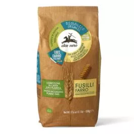 Alce Nero - Organic Fusilli Farro - Short Pasta (500gr / 17.6oz)
