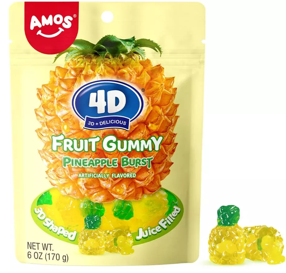 AMOS FRUIT BURST PINEAPPLE PEG 6 (Master Case of 12)