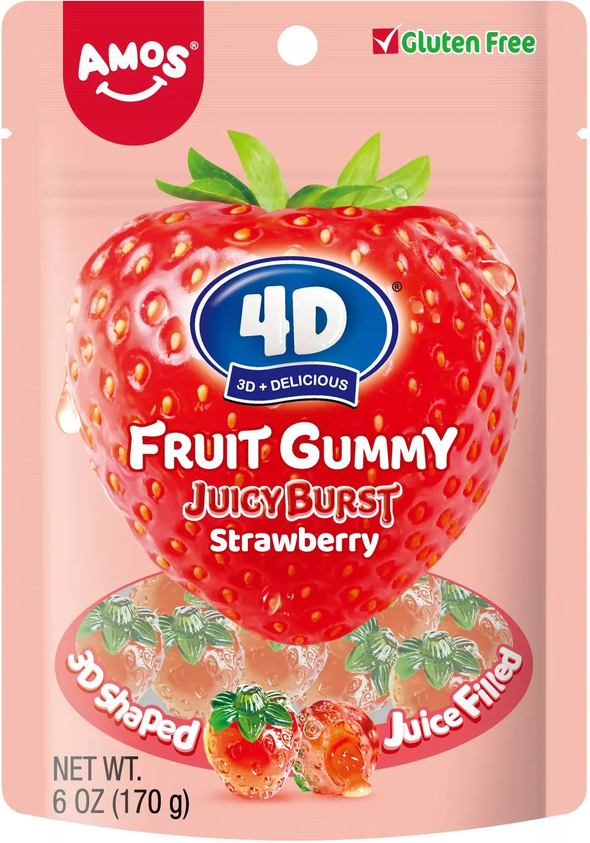 AMOS FRUIT BURST STRAWBERRY PEG 6 (Master Case of 12)