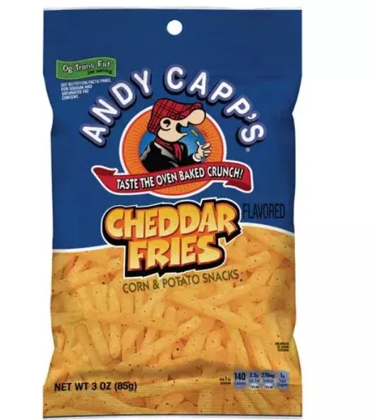 Andy Capp's Cheddar Fries 3 Boxes 12ct