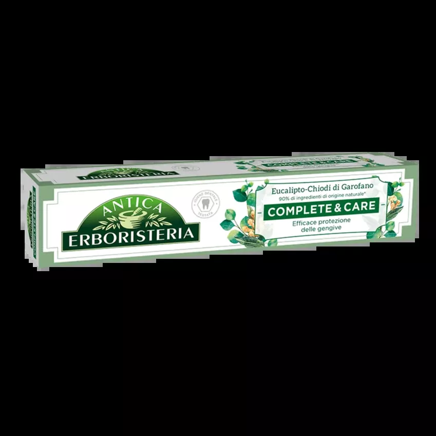 Antica Erboristeria, Complete & Care Toothpaste W/ Eucaluptus Essential Oils and Cloves, 2.5 oz | 75ml
