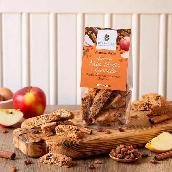 Apple, Raisin and Cinnamon Cantucci