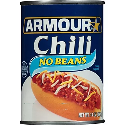 Armour Chili No Bean 14 oz Single Can