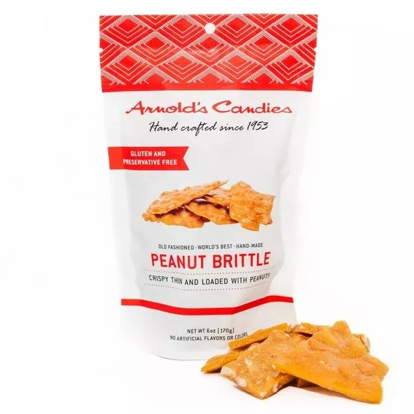 Arnold's Candies Peanut Brittle - 6-oz. Bag