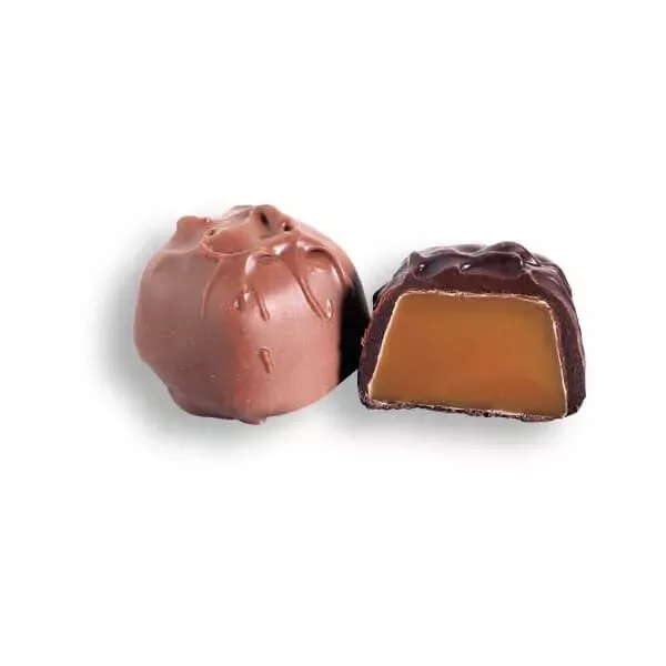 Asher 's Sugar Free Vanilla Caramels Chocolates - Milk: 6LB Box