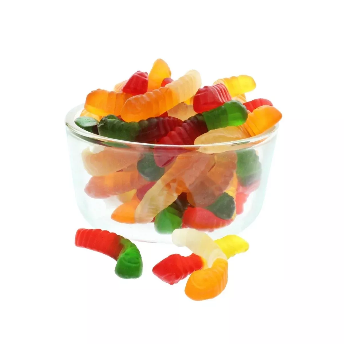 Assorted Mini Gummy Worms Bulk