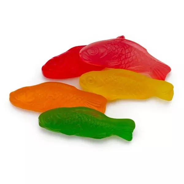 Assorted Sugar Free Gummi Fish 4.5LB Bulk