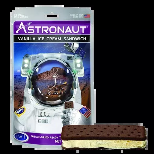 Astronaut Freeze-Dried Vanilla Ice Cream Sandwich - 1-oz. Package