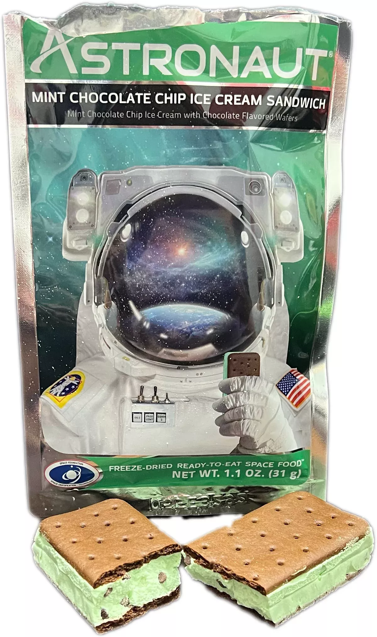 Astronaut Ice cream Sandwich Mint 1oz