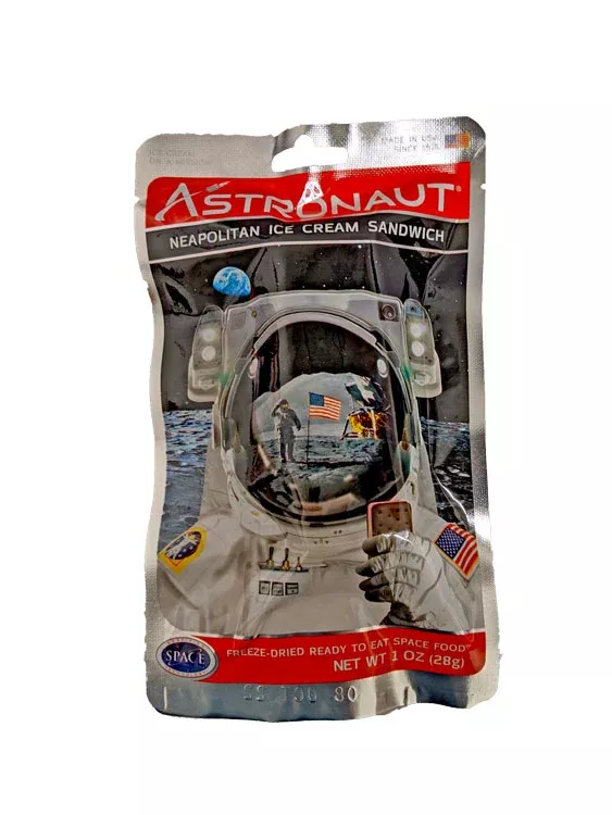 Astronaut Ice Cream Sandwich Neapolitan 1oz Bar