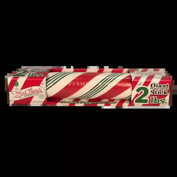 Atkinson's Mint Twists Giant Peppermint Stick 2 LB
