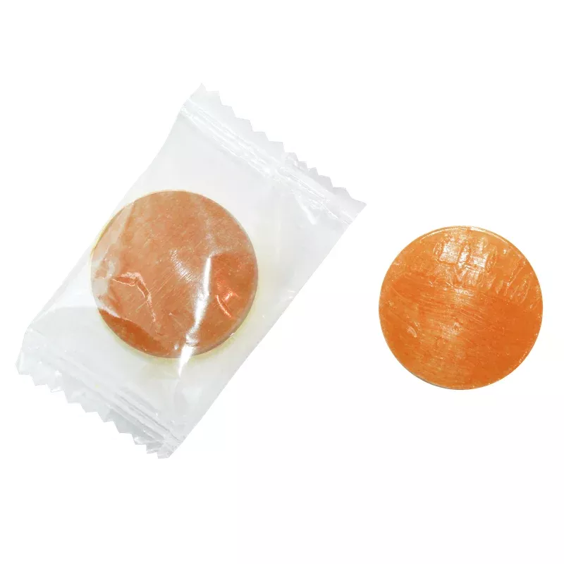 Atkinson's Peach Buttons Hard Candy - 3 LB Bulk Bag