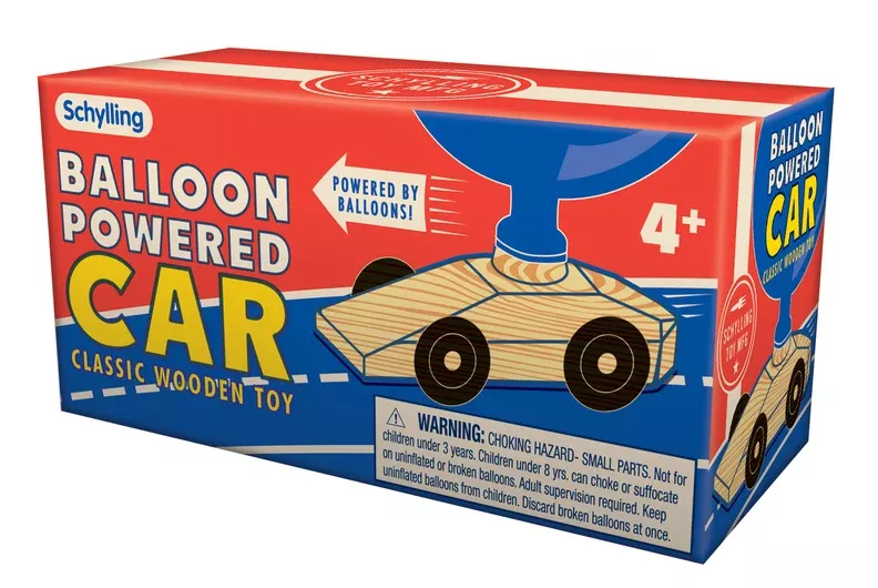 Balloon Powered Wooden Car