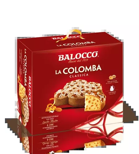 Balocco Colomba Classic Italian Easter Cake, 2.2 lb | 1 kg