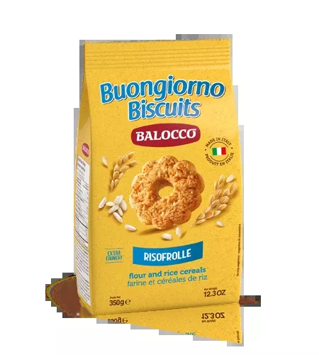 Balocco Risofrolle (Mondine) Biscuits, Cookies, 12.3 oz | 350g
