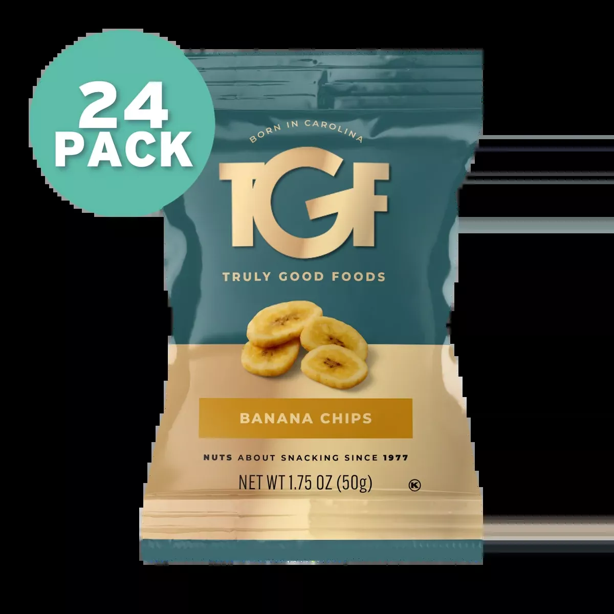 Banana Chips- 24 pack, 1.75oz snack bags