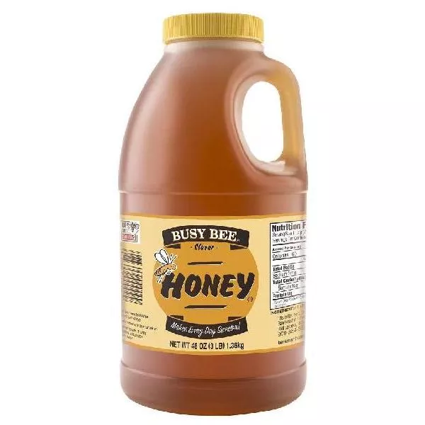 Barkman Honey Busy Bee Honey Clover Jug 48 Ounce Size - 6 Per Case