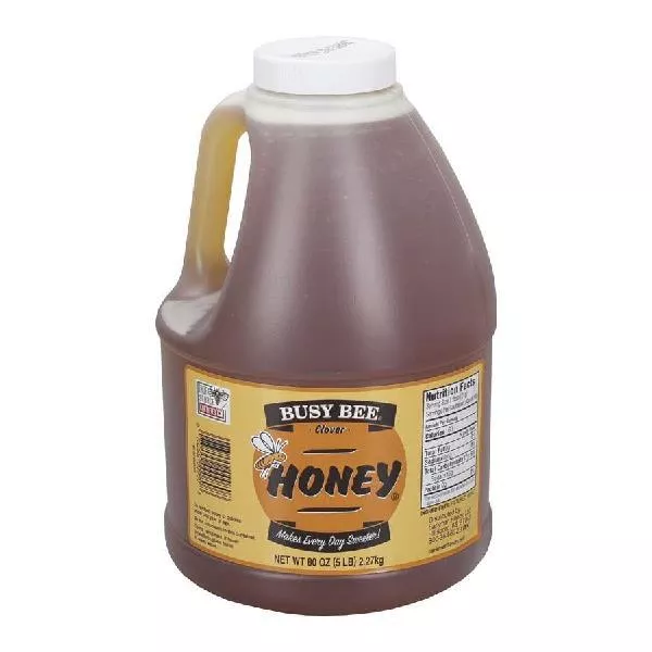 Barkman Honey Busy Bee Honey Clover Jug 80 Ounce Size - 6 Per Case