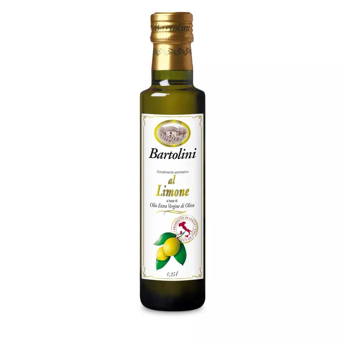 Bartolini Extra Virgin Olive Oil w/ Lemon, 8.4 fl oz | 250 ml