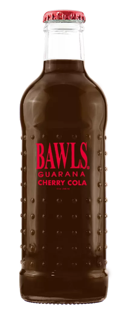 Bawls Soda, Cherry Cola Soda, 10oz Glass Bottle - 2 Bottles