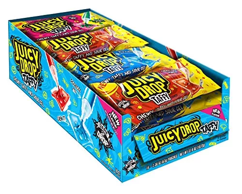 Bazooka Drop Taffy 16 Per Box
