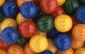 Beach Ball Assorted Gumballs 1" 850 Count Bulk