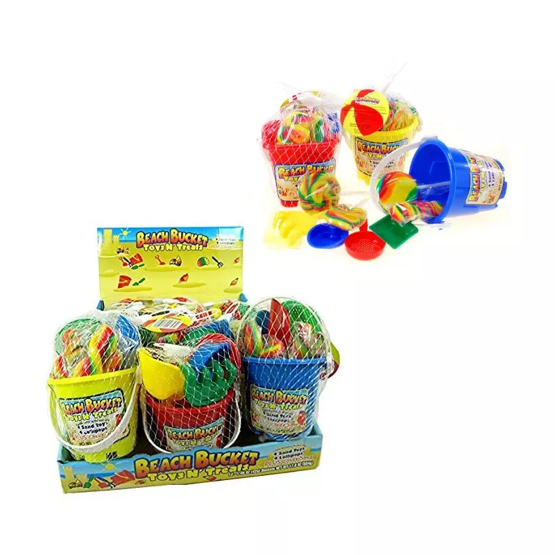 beach bucket toys n’ treats